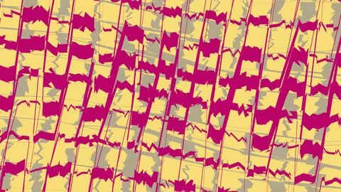 Abstract geometric pattern with colorful squares and lines Illustrazione stock