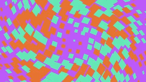 Abstract geometric pattern with colorful squares Stock Illustration