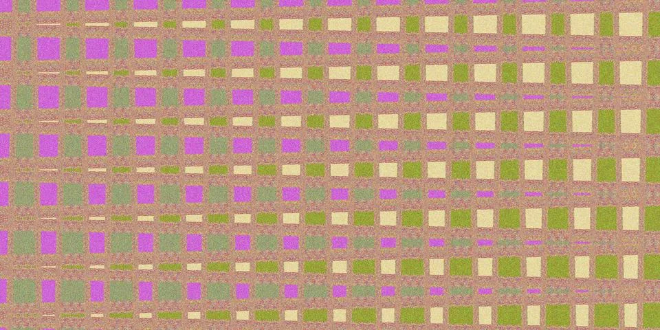 Abstract geometric pattern with colorful squares and lines Stock Illustration