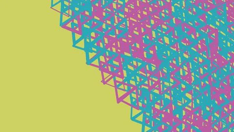 Abstract geometric pattern with colorful triangle shapes Stock Illustration