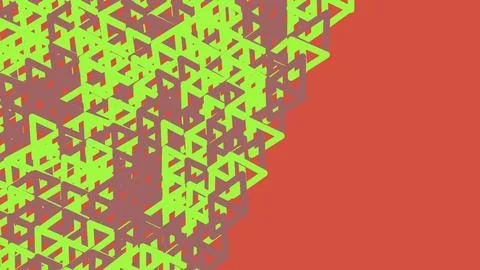 Abstract geometric pattern with colorful triangle shapes Illustrazione stock