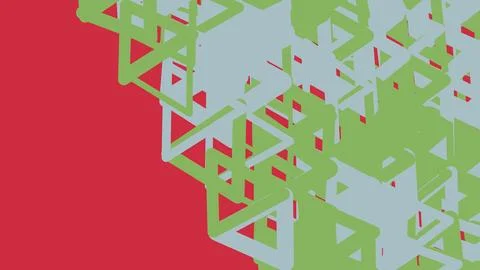 Abstract geometric pattern with colorful triangle shapes 스톡 일러스트