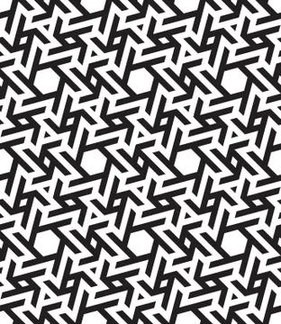 Abstract geometric pattern with complex lines. Illustrazione stock