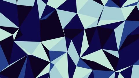 Abstract geometric pattern composed of interlocking triangles in dark blue, n 库存插图