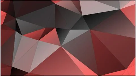 Abstract geometric pattern composed of triangular polygons Illustrazione stock