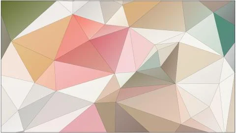 Abstract geometric pattern composed of triangular polygons イラスト素材