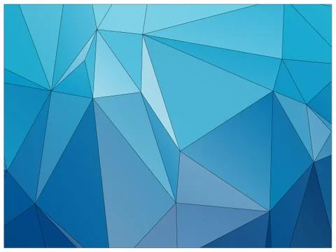 Abstract geometric pattern composed of triangular polygons イラスト素材