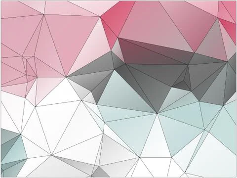 Abstract geometric pattern composed of triangular polygons 스톡 일러스트
