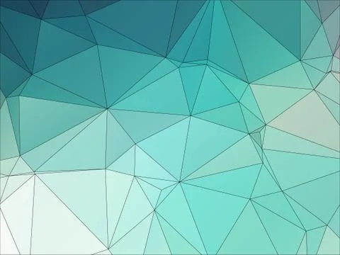 Abstract geometric pattern composed of triangular polygons 库存插图