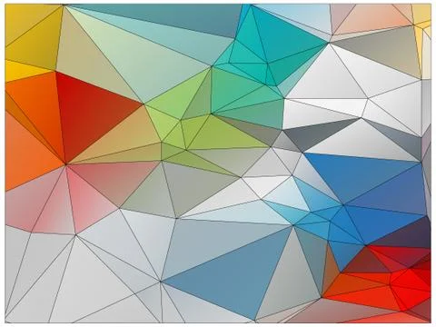 Abstract geometric pattern composed of triangular polygons 스톡 일러스트