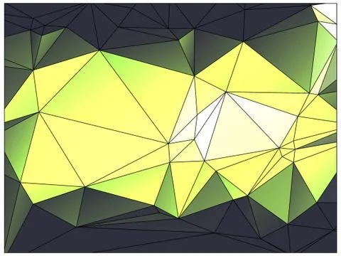 Abstract geometric pattern composed of triangular polygons Illustrazione stock