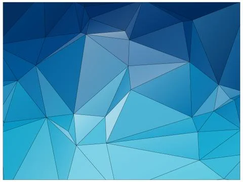 Abstract geometric pattern composed of triangular polygons Stock Illustration