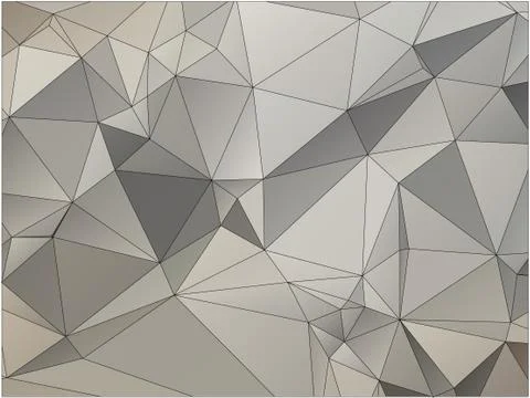 Abstract geometric pattern composed of triangular polygons Stock Illustration