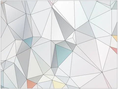 Abstract geometric pattern composed of triangular polygons Illustrazione stock