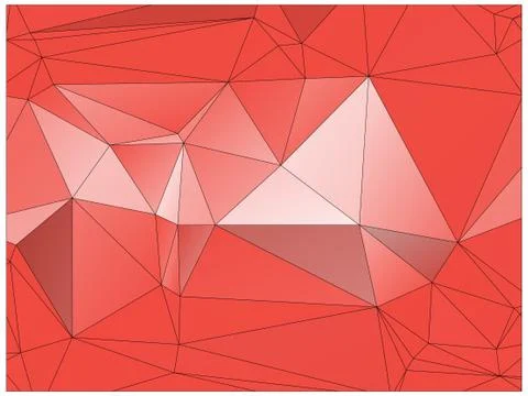 Abstract geometric pattern composed of triangular polygons イラスト素材