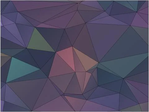 Abstract geometric pattern composed of triangular polygons Stockillustratie