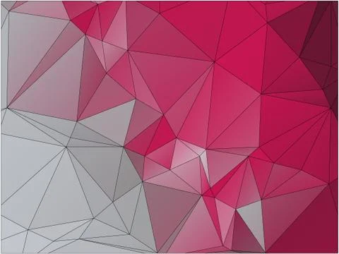 Abstract geometric pattern composed of triangular polygons Illustrazione stock