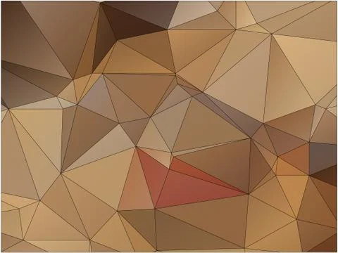 Abstract geometric pattern composed of triangular polygons イラスト素材