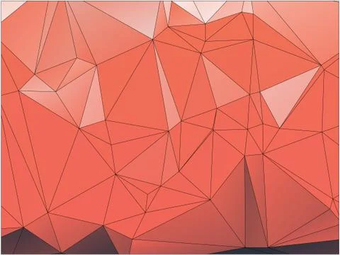 Abstract geometric pattern composed of triangular polygons イラスト素材