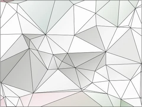 Abstract geometric pattern composed of triangular polygons Stock Illustration