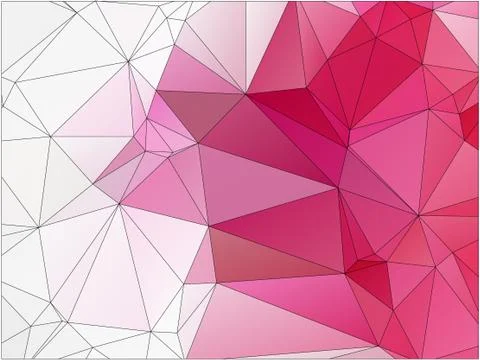 Abstract geometric pattern composed of triangular polygons Stock Illustration