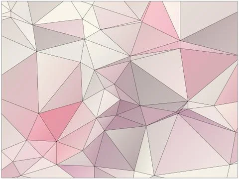 Abstract geometric pattern composed of triangular polygons Stock Illustration