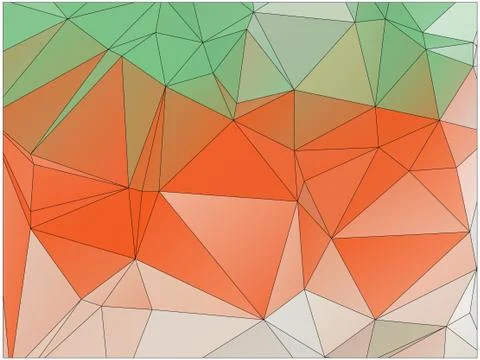 Abstract geometric pattern composed of triangular polygons Stockillustratie