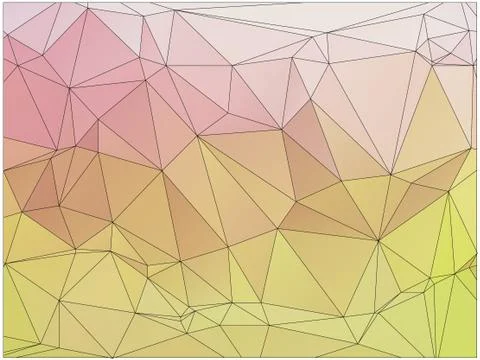 Abstract geometric pattern composed of triangular polygons Stock Illustration