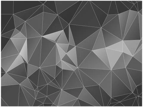 Abstract geometric pattern composed of triangular polygons Stockillustratie