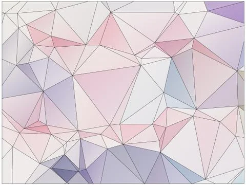 Abstract geometric pattern composed of triangular polygons 库存插图