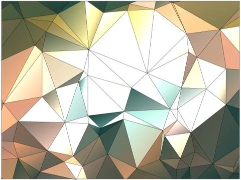 Abstract geometric pattern composed of triangular polygons イラスト素材