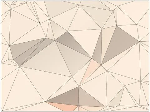 Abstract geometric pattern composed of triangular polygons Illustrazione stock