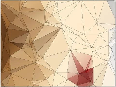 Abstract geometric pattern composed of triangular polygons Stockillustratie