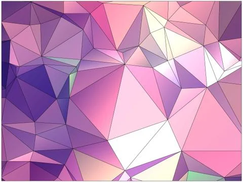 Abstract geometric pattern composed of triangular polygons 스톡 일러스트