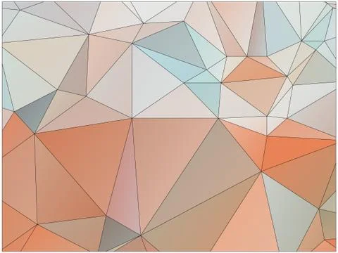 Abstract geometric pattern composed of triangular polygons Stock Illustration