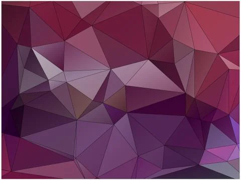 Abstract geometric pattern composed of triangular polygons Stock Illustration
