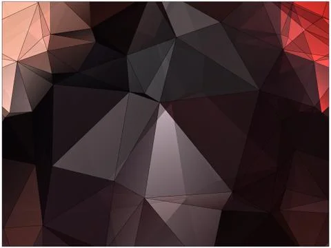 Abstract geometric pattern composed of triangular polygons 库存插图