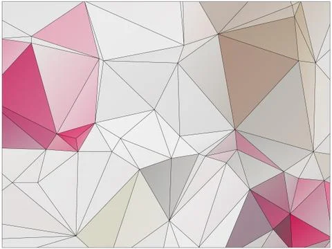 Abstract geometric pattern composed of triangular polygons Stockillustratie