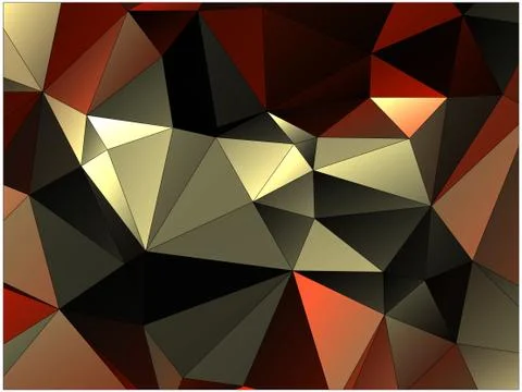 Abstract geometric pattern composed of triangular polygons 스톡 일러스트