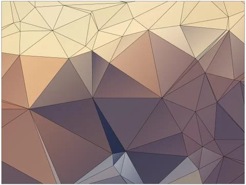 Abstract geometric pattern composed of triangular polygons イラスト素材