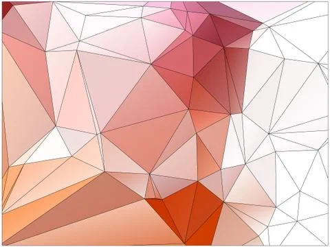 Abstract geometric pattern composed of triangular polygons Stock Illustration