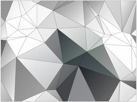Abstract geometric pattern composed of triangular polygons イラスト素材
