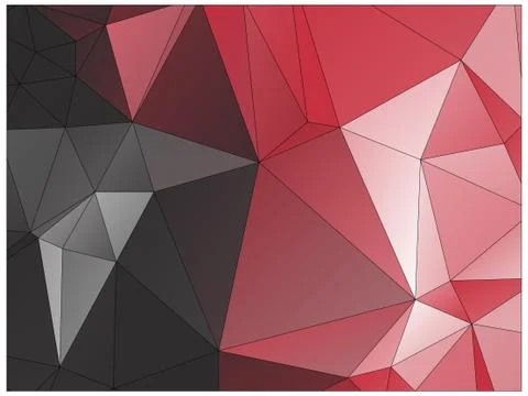 Abstract geometric pattern composed of triangular polygons イラスト素材