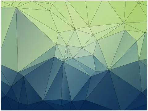Abstract geometric pattern composed of triangular polygons Stock Illustration