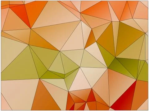 Abstract geometric pattern composed of triangular polygons Stock Illustration
