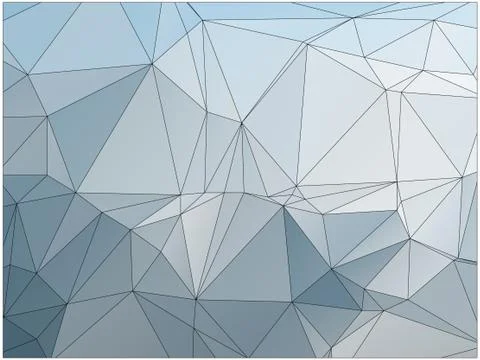 Abstract geometric pattern composed of triangular polygons イラスト素材