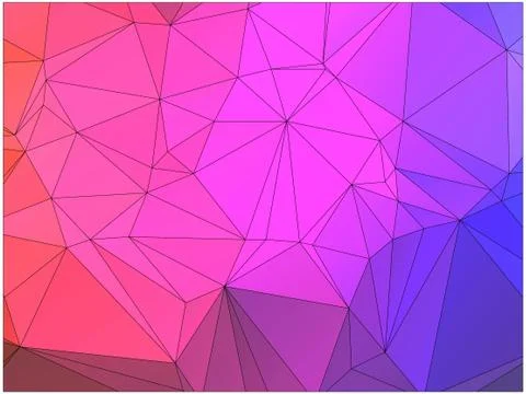 Abstract geometric pattern composed of triangular polygons Illustrazione stock