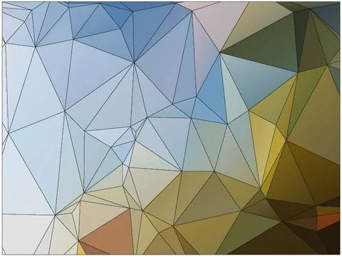Abstract geometric pattern composed of triangular polygons Stockillustratie