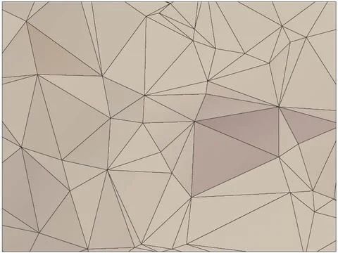 Abstract geometric pattern composed of triangular polygons Stockillustratie