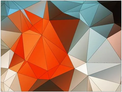 Abstract geometric pattern composed of triangular polygons 스톡 일러스트